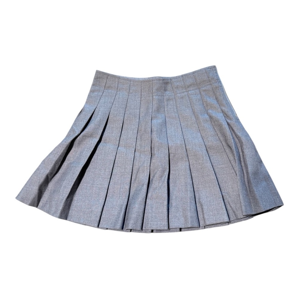 Crewcuts Charcoal Gray Pleated Skirt